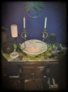 Rowan's Beltane Altar 2013